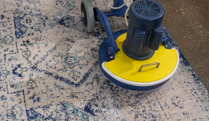 Wet rug cleaning service