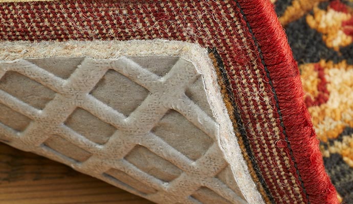 Eco friendly rug with rug pad