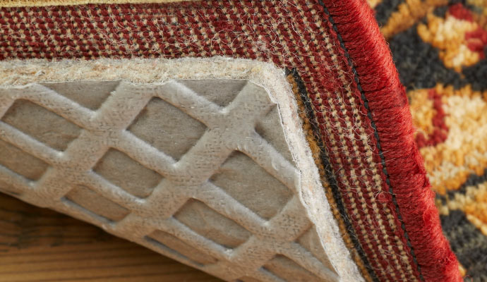 Felt and rubber rug pad