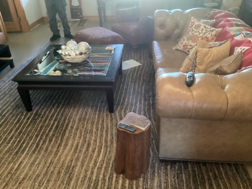 Professional assessment and measurement of a hand-knotted Oriental rug to develop a custom residential rug cleaning plan that restores vibrant colors while protecting delicate natural fibers.