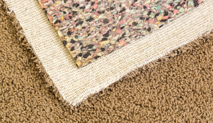 Natural rubber rug