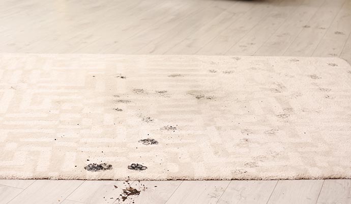 Pet stain on rug