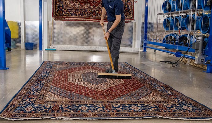 Professional rug cleaning service