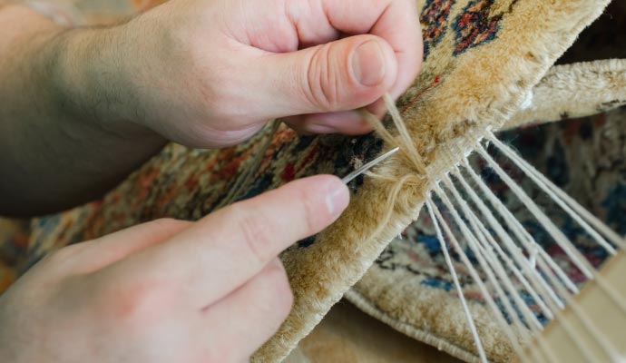 Professional rug patching service