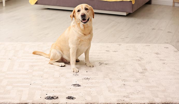 stain in rug