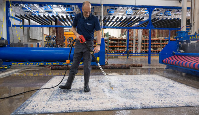 Expert rug cleaning process