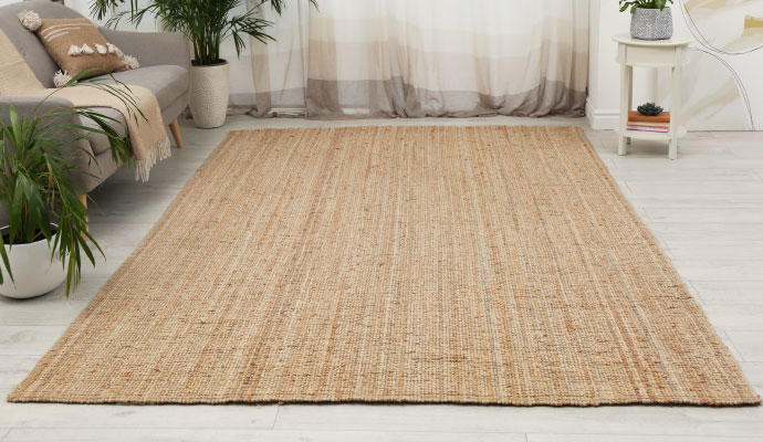 Natural fiber rug